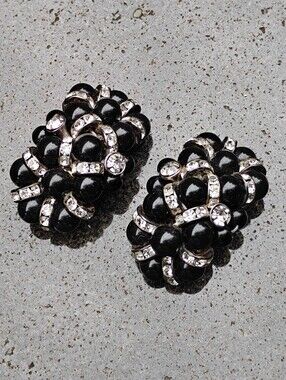 Vintage French designer Francoise/ Francoise Montague/ FM Paris earrings